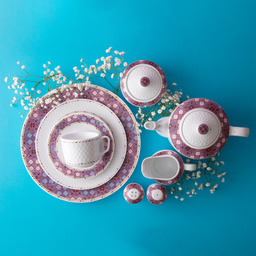 سرویس غذاخوری 102 پارچه چینی زرین ایران مدل رادیانس توسکانی درجه یک