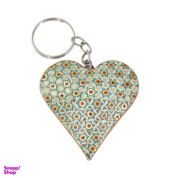 جاکلیدی خاتم کاری مدل قلبی کد 6