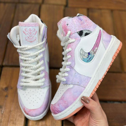 کتانی زنانه طرح نایک مدل دراگون کد 1246 رنگ صورتی