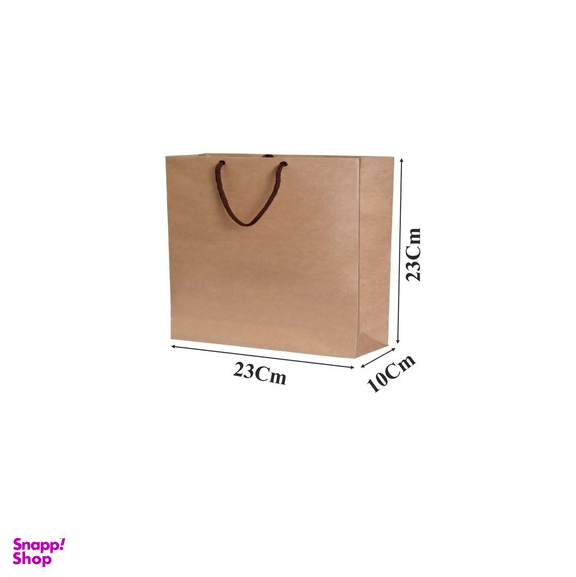 پاکت هدیه مدل ساده کد K20 سایز 23×23 سانتی متر