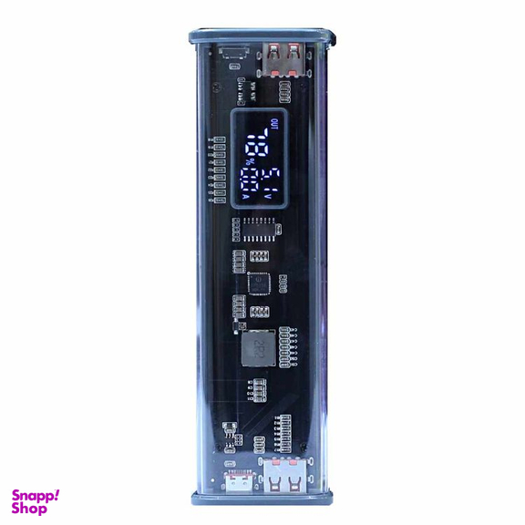 پاوربانک شفاف کد Transparent SH-1059 ظرفیت 20000 میلی آمپر ساعت