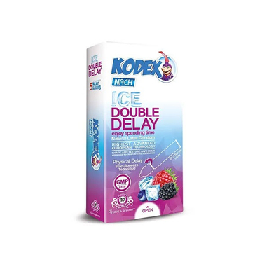 کاندوم تاخیری کدکس مدل double delay بسته 12 عددی