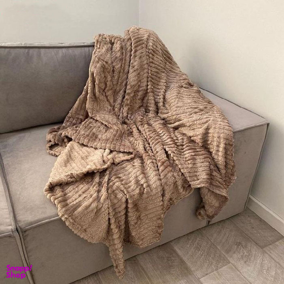پتو مسافرتی مدل پلیسه کد 03 سایز 220×150 سانتی متر