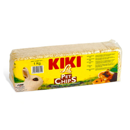 پوشال چیپسی بستر جوندگان کیکی مدل Kiki Lit Pet Chips وزن 1 کیلوگرم