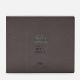 ادوتویلت مردانه زارا مدل Blue Spirit & Green Savage مجموعه 2 عددی