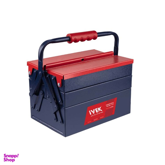 جعبه ابزار فلزی 30 سانتی متر سه‌ طبقه ایوک کد K-8251
