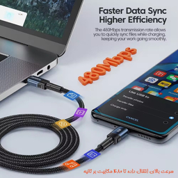 کابل Type-C توکی مدل 100W TQ-X12 طول 2 متر