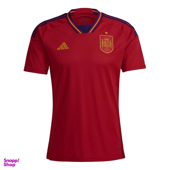 ست تی شرت و شلوارک ورزشی مردانه مدل اسپانیا Home 2023