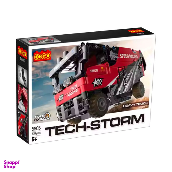 لگو 339 قطعه کوگو مدل کامیون مسابقه ای