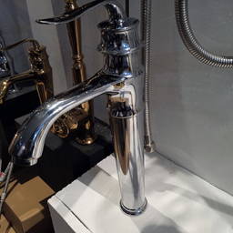 شیر روشویی اهرمی مدل بامبو پایه بلند کد 0038