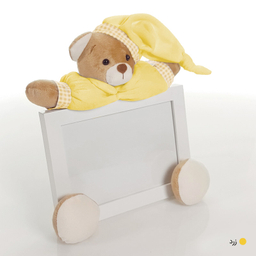 قاب عکس کودک نی نی سیس مدل خرس نانان کد GH-N-Ylw/13x18