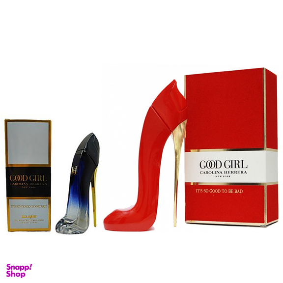 ادوپرفیوم زنانه مدل Good Girl Carolina Herrera زوا و عطر جیبی مدل Good Girl اسکلاره مجموعه 2 عددی
