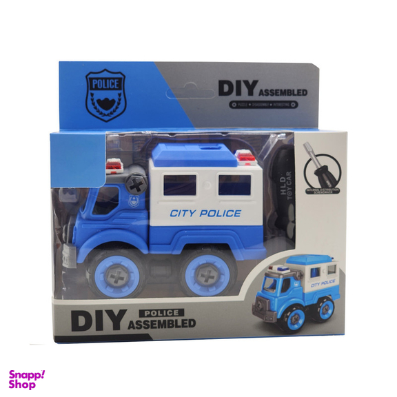 ساختنی ناب سل مدل ماشین بازی پلیس شهری به همراه پیچ گوشتی