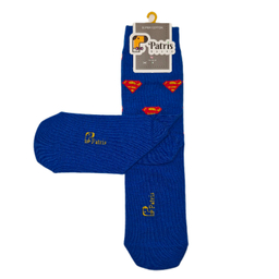 جوراب مردانه ساق دار مدل کارتون سوپرمن