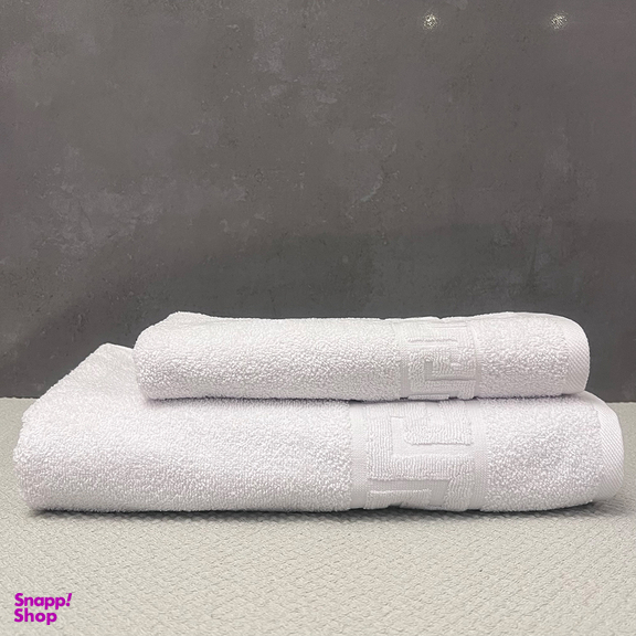 ست حوله استخری و دستی بهباف آذر مدل رومی مجموعه 2 عددی