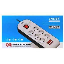محافظ شش خانه ارت دار آنالوگ پارت الکتریک مدل 8804