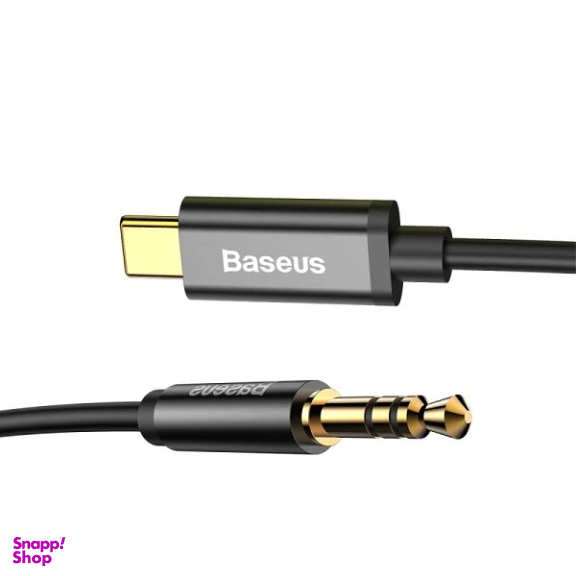 کابل انتقال صدا 3.5 میلی متری به Type-c بیسوس مدل M01 طول 1.2 متر