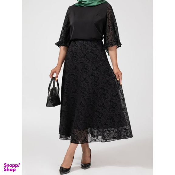 دامن زنانه برنس کد 20103 رنگ مشکی