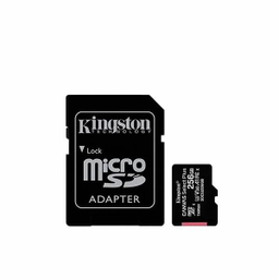 کارت حافظه microSDXC کینگستون مدل S25 کلاس 10 U1 ظرفیت 256 گیگابایت به همراه آداپتور