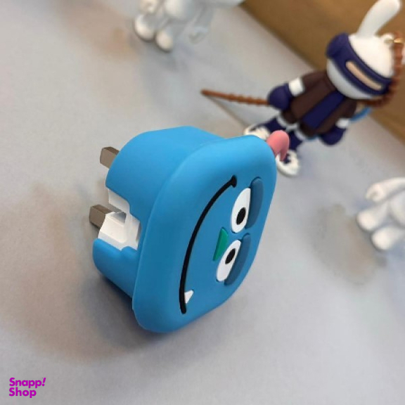 محافظ کابل و شارژر مدل سیلیکونی عروسکی سالیوان مناسب برای شارژر 20 وات آیفون