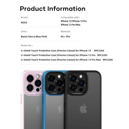 کاور گوشی موبایل راک مدل RPC2206 مناسب اپل iPhone 13 Pro Max