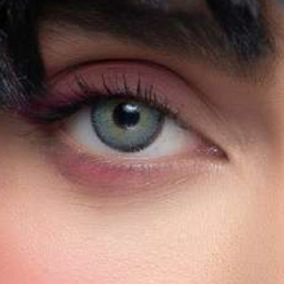 لنز رنگی رویال ویژن مدل Can Blue شماره 27 رنگ سبز آبی