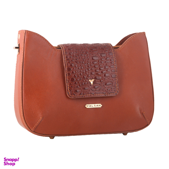 کیف دوشی و دستی زنانه چرم یلسان مدل راشا کد GAN-104-ASL