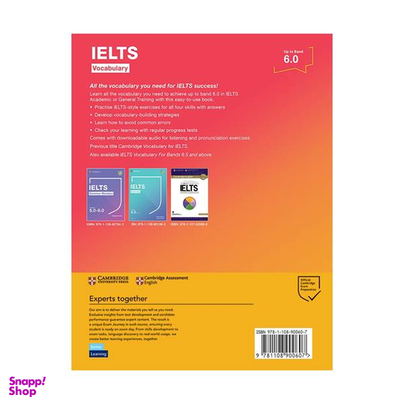 کتاب IELTS Vocabulary Up to Band 6٫0 اثر Pauline Cullen انتشارات Cambridge