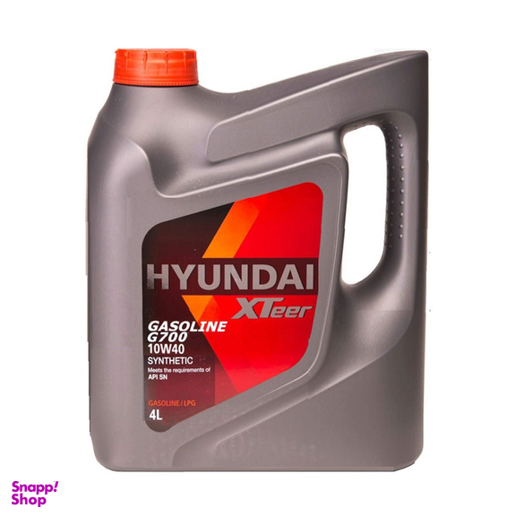 روغن موتور خودرو هیوندای اکس تیر مدل SN G700 10W-40 ظرفیت 4 لیتر