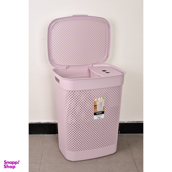 سبد رخت چرک لیمون کد 2136 مجموعه 2 عددی