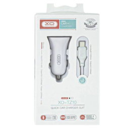 شارژر فندکی ایکس او مدل XO-tz10 به همراه کابل تبدیل MICRO-USB