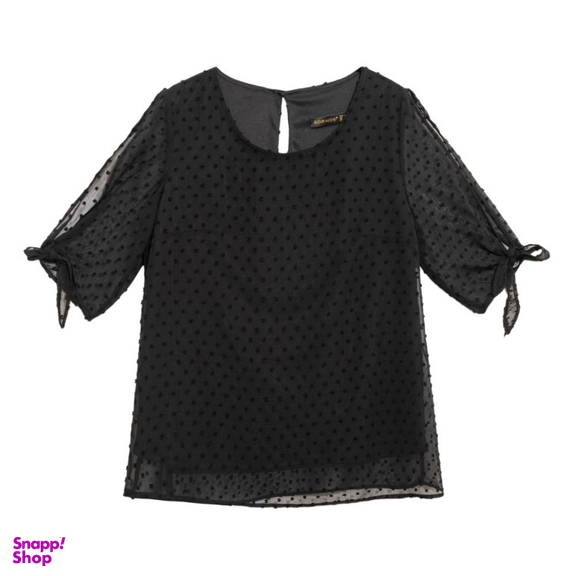 بلوز زنانه برنس کد 40102 رنگ مشکی