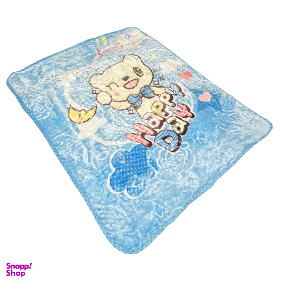 پتو کودک و نوزاد مدل پیشی هپی دی سایز 120×100 سانتی متر