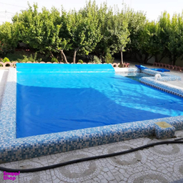 کاور روکش استخر مدل حباب دار کد 13mm سایز 7×7 متر