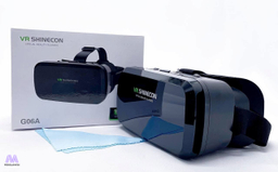 عینک واقعیت مجازی شاینکن مدل VR Shinecon G06A به همراه ریموت کنترل و لوح فشرده بازی‌ ها و فیلم‌ ها