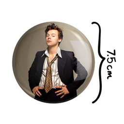 آینه جیبی خندالو مدل هری استایلز گروه موسیقی وان دایرکشن One Direction  کد 18943