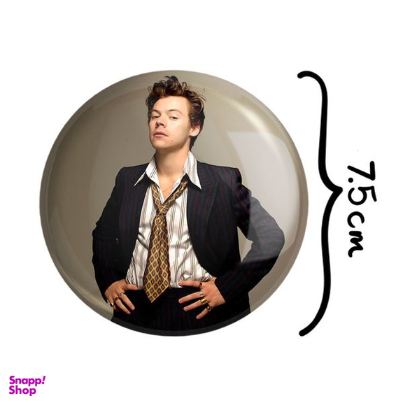 آینه جیبی خندالو مدل هری استایلز گروه موسیقی وان دایرکشن One Direction  کد 18943