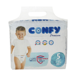 پوشک کودک کانفی (Confy) سایز 5 مدل Premium بسته 28 عددی