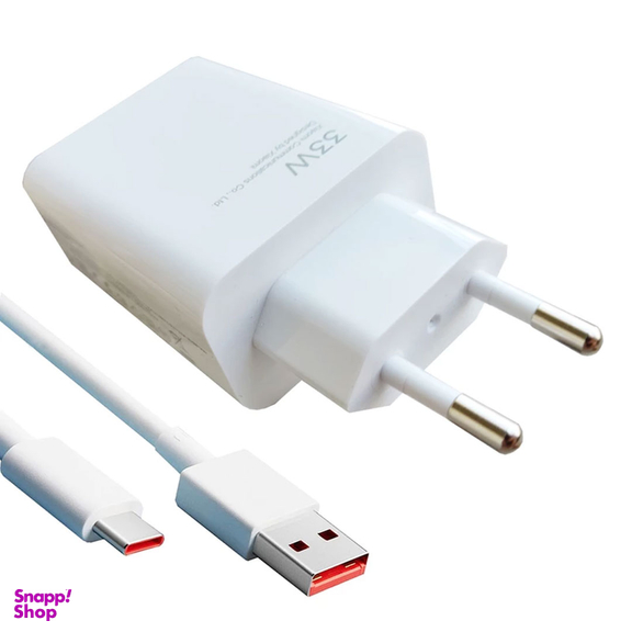 شارژر دیواری شیائومی مدل Poco X3 pro به همراه کابل تبدیل USB-C