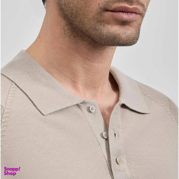 پولوشرت آستین کوتاه مردانه مدل GD-s-18532080 رنگ خاکی