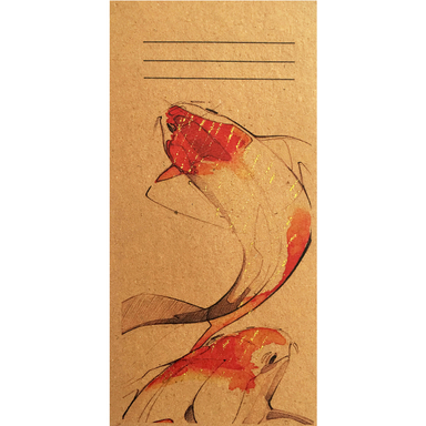 کارت پستال تک برگ طرح ماهی سال نو کد bol.2