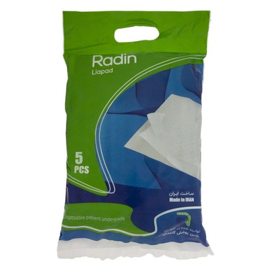 پد زیرانداز بیمار رادین مدل 60.90 بسته 5 عددی