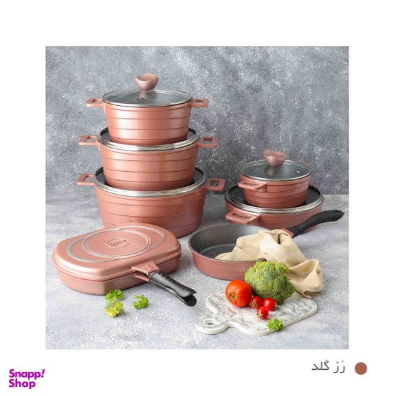 سرویس پخت و پز 13 پارچه تکنو مدل اورس