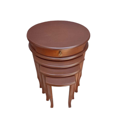 میز عسلی مدل ترمه مجموعه 4 عددی