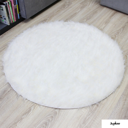 پادری شاران هوم طرح خز فانتزی مدل اسفنج دار سایز 100×100 سانتی متر