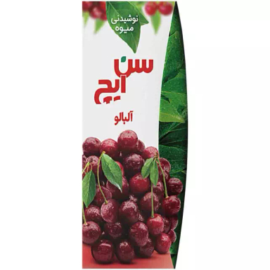 آب آلبالو سن ایچ حجم 200 میلی لیتر