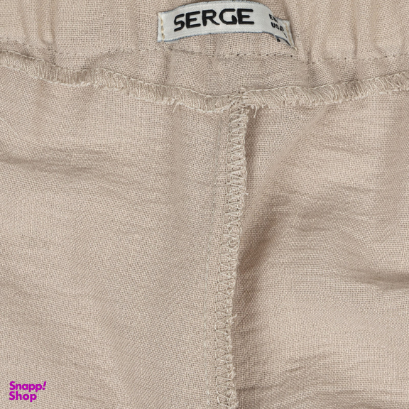 شلوار زنانه سرژه مدل 208412 رنگ کرم