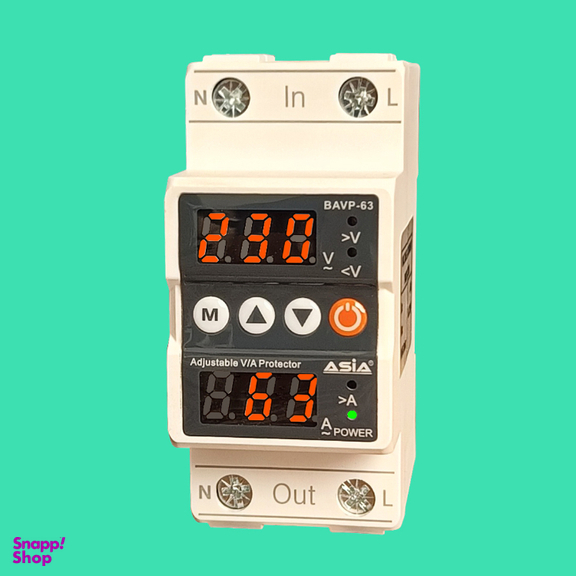 محافظ ولتاژ و جریان آسیا مدل 63 آمپر