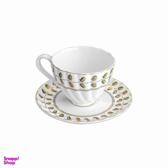 ست فنجان و نعلبکی 12 پارچه گلدکیش طرح رویسا کد GK701108-2