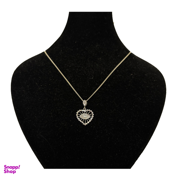 گردنبند نقره زنانه گیرا مدل قلب کد G1044